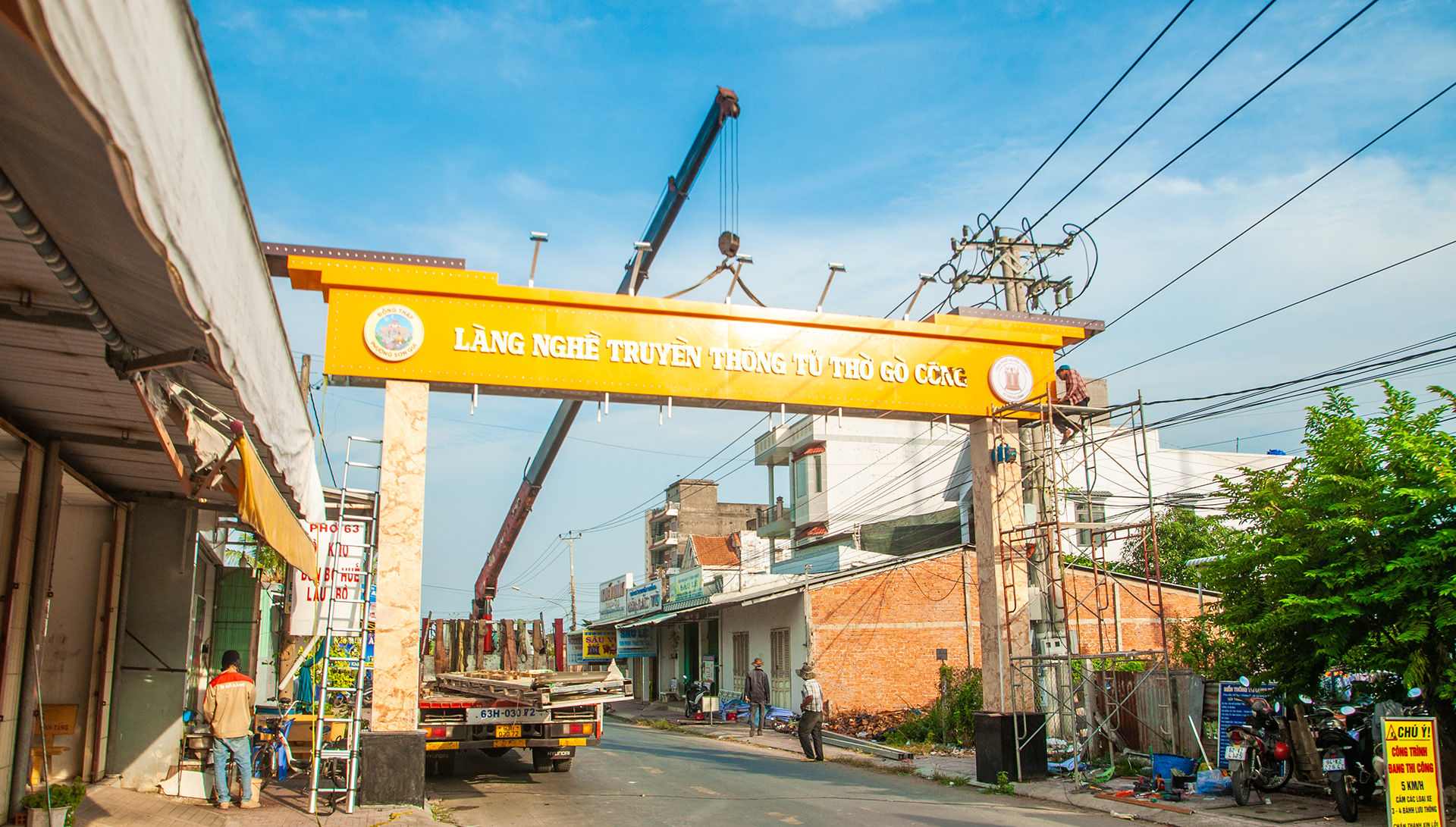 Qúa trình thi công thực tế