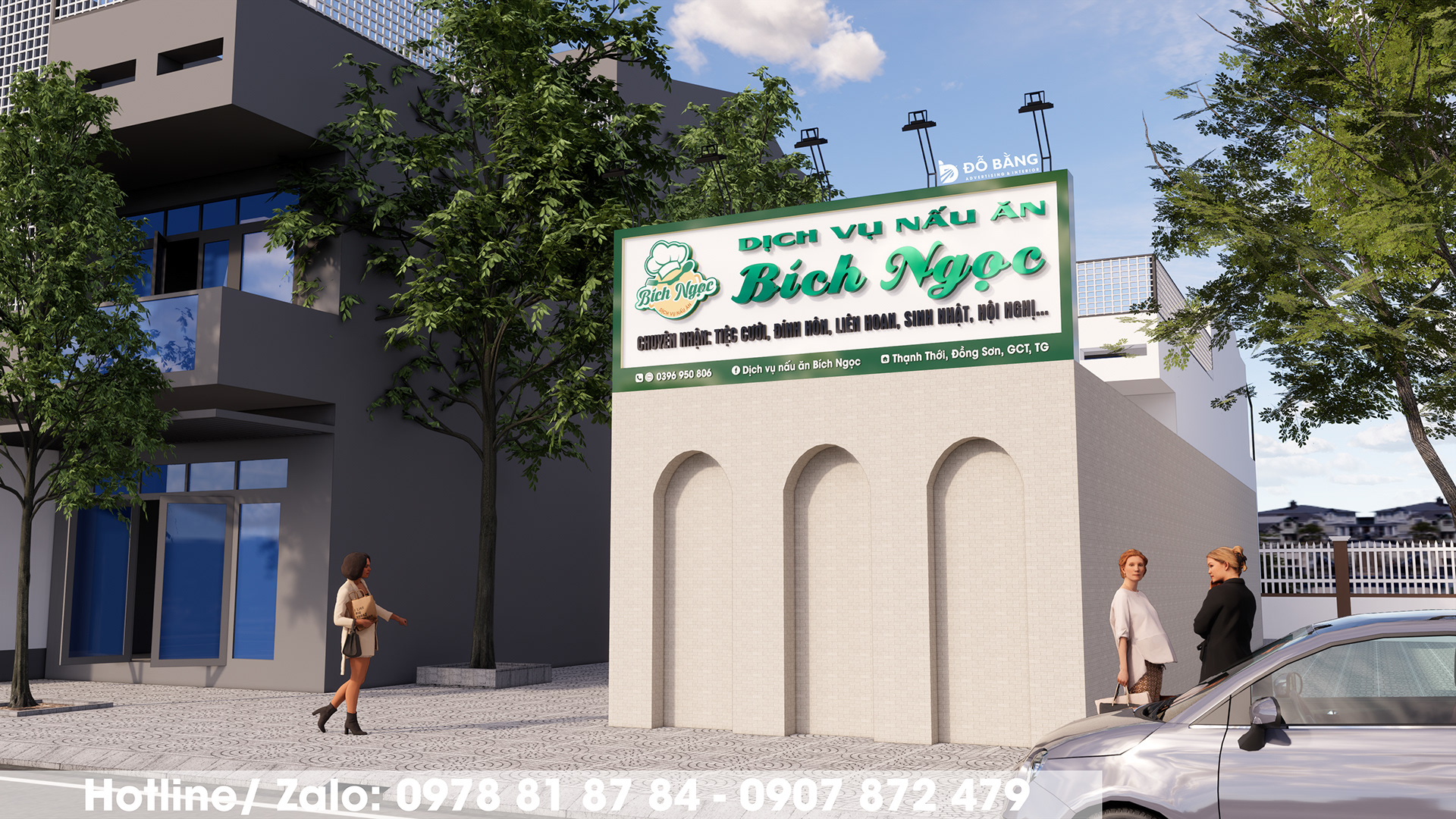 Hình ảnh thiết kế 3D cho dự án
