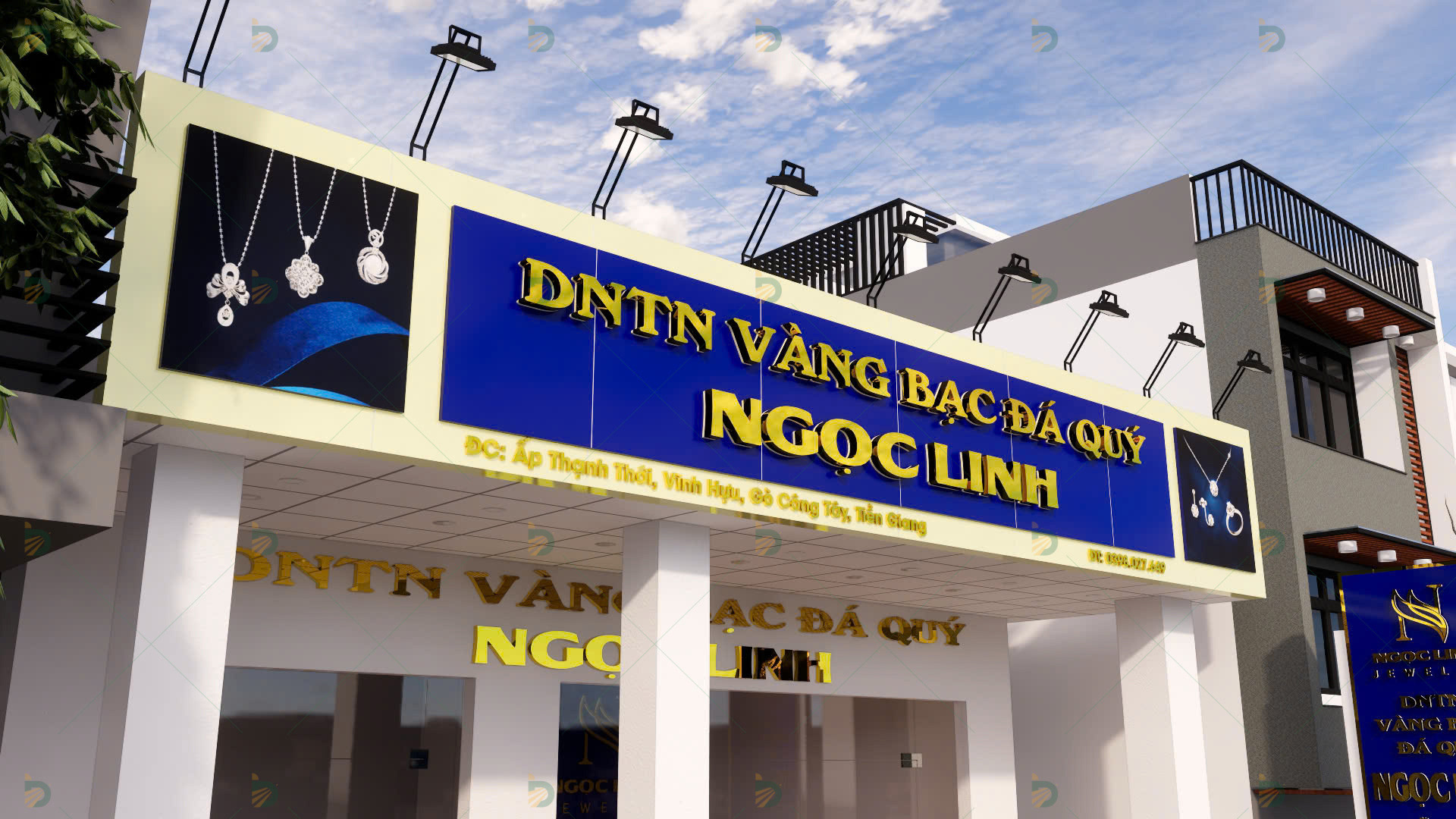 Phối cảnh 3D của dự án