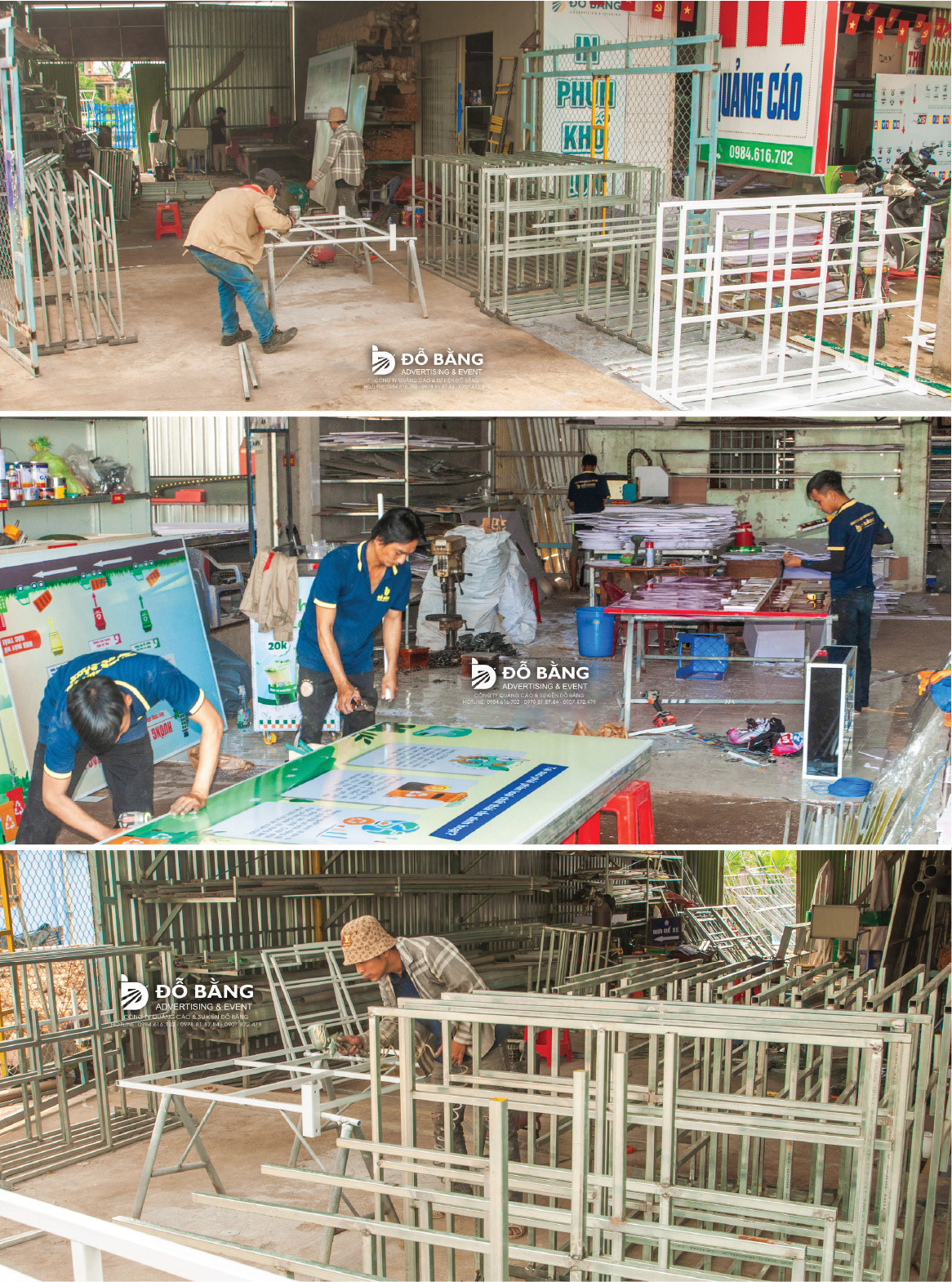 Qúa trình thi công dự án