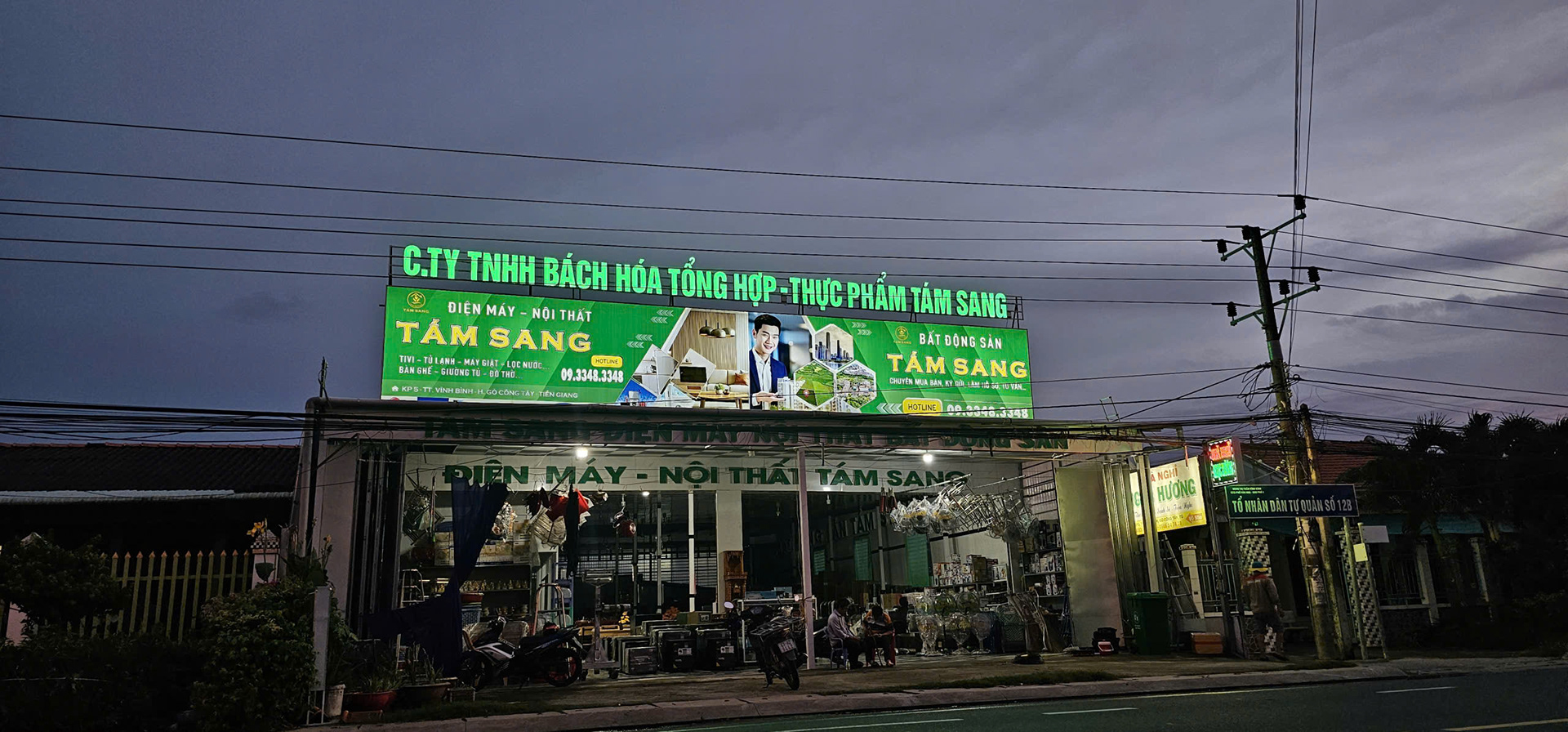 Bảng hiệu thiết kế nội thất Tám Sang