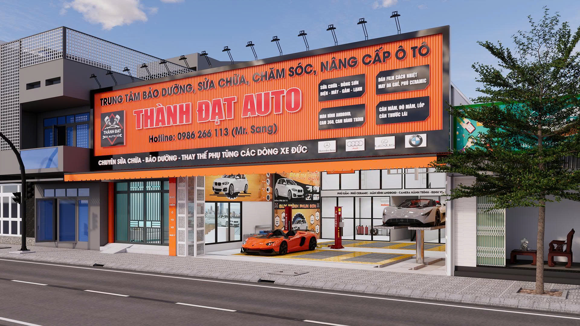 Hình ảnh thiết kế dự án 3D