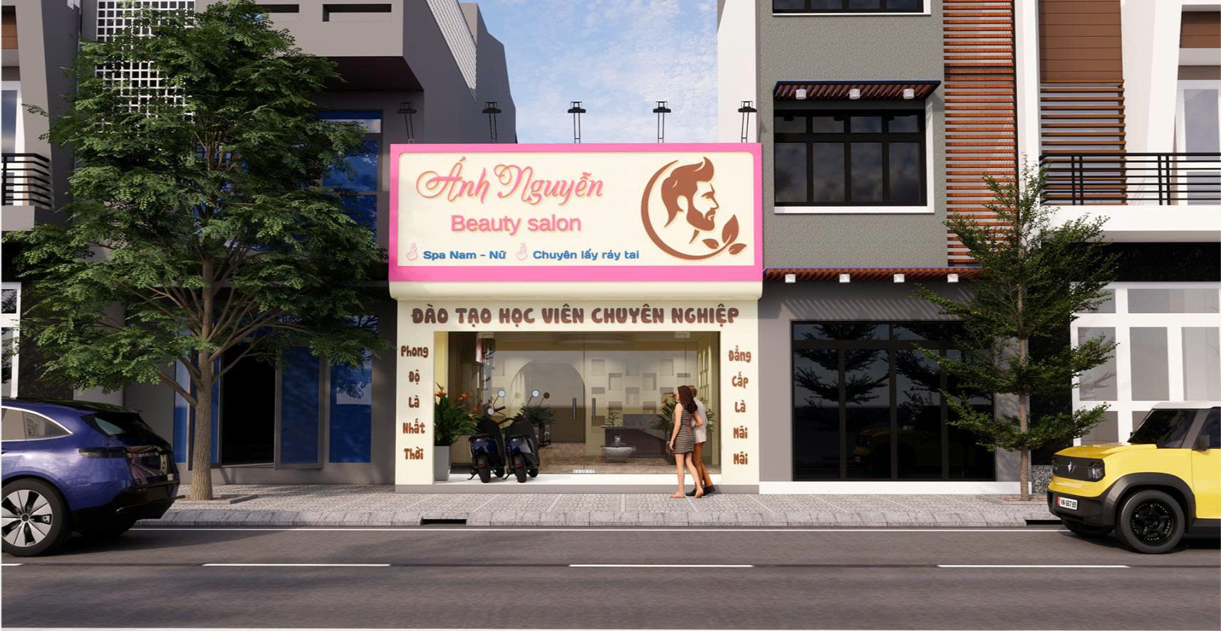 phối cảnh 3D dự án